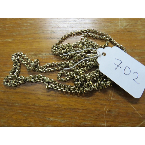 702 - Gold necklace