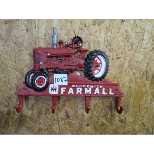 1087 - Farmall tractor coat hanger