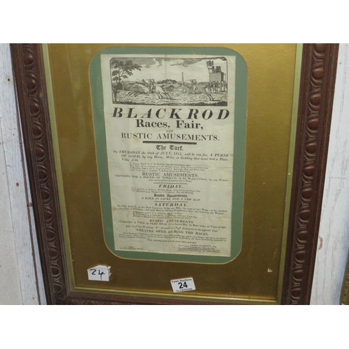 24 - Print for black rod races