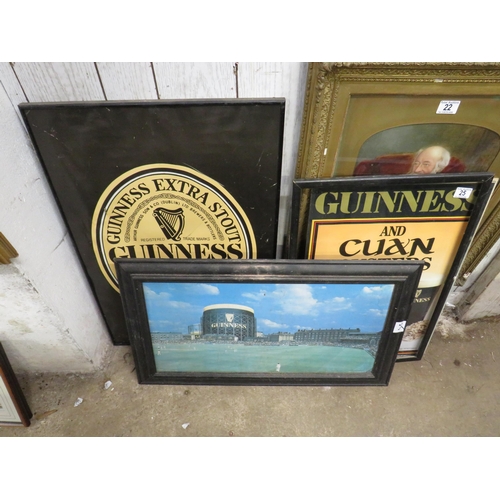 25 - 3 Guinness advertising signs