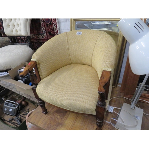 330 - Upholstered childs tub chair