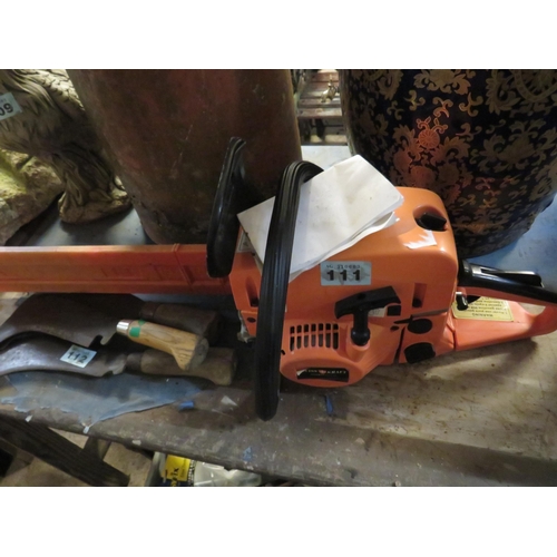 111 - Swiss & Kraft new chainsaw