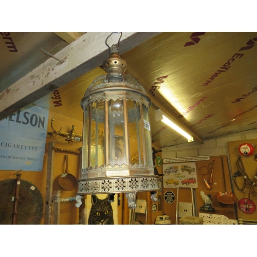 137 - Copper candle lantern