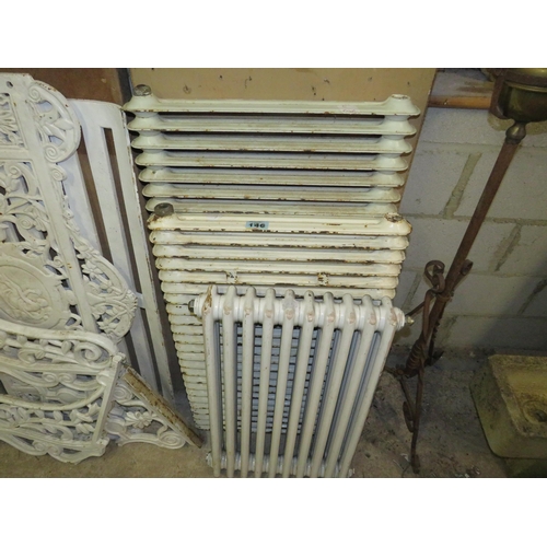 146 - 3 cast iron radiators