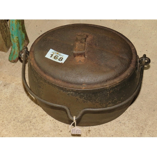 168 - Victorian Hill Top co 2 gallon cast iron boiler