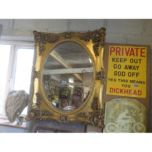 220 - Gilt frame mirror 40