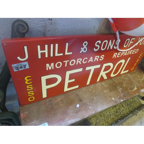 247 - Petrol sign