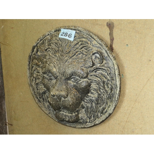 286 - Lion wall mask