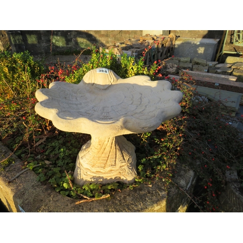 368 - Shell birdbath