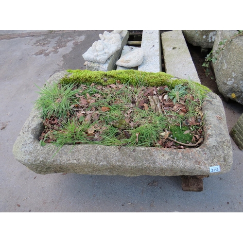 373 - Granite rectangular trough 46