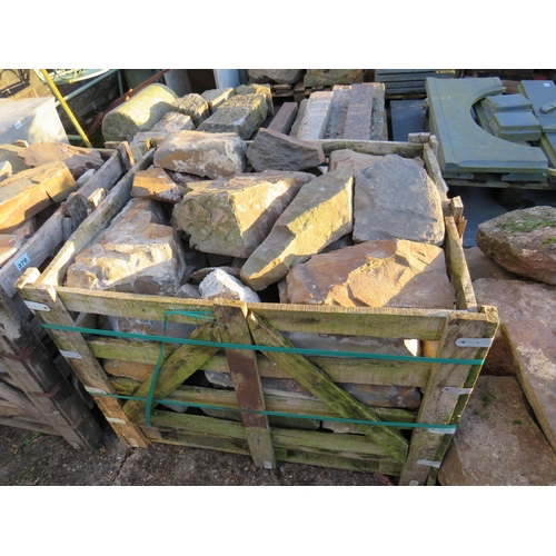 378 - Crate stone walling