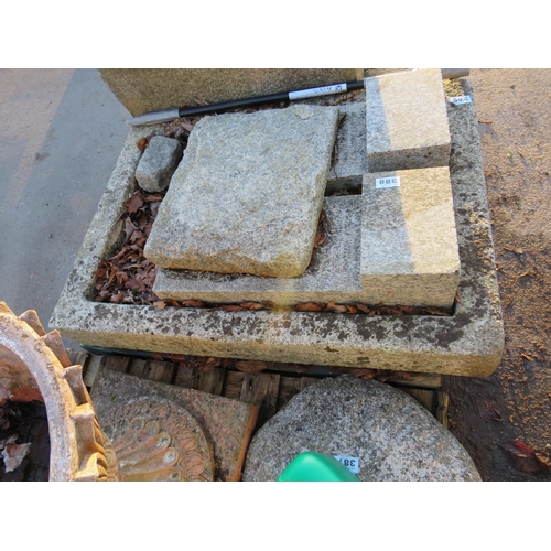 389 - Rectangular granite sink 42