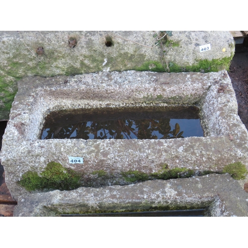 404 - Rectangular granite trough 35