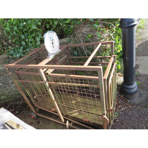 291 - Tubular sheep weigher