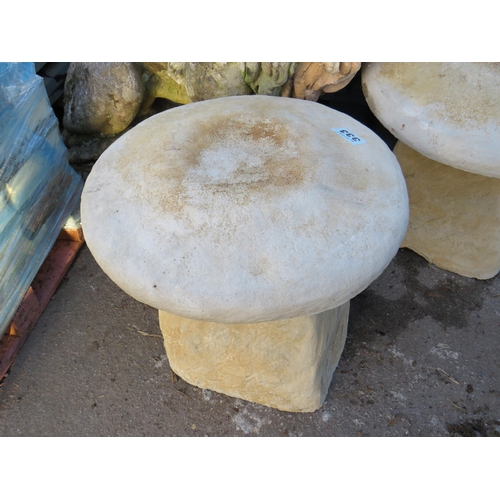 333 - Reconstituted stone mushroom