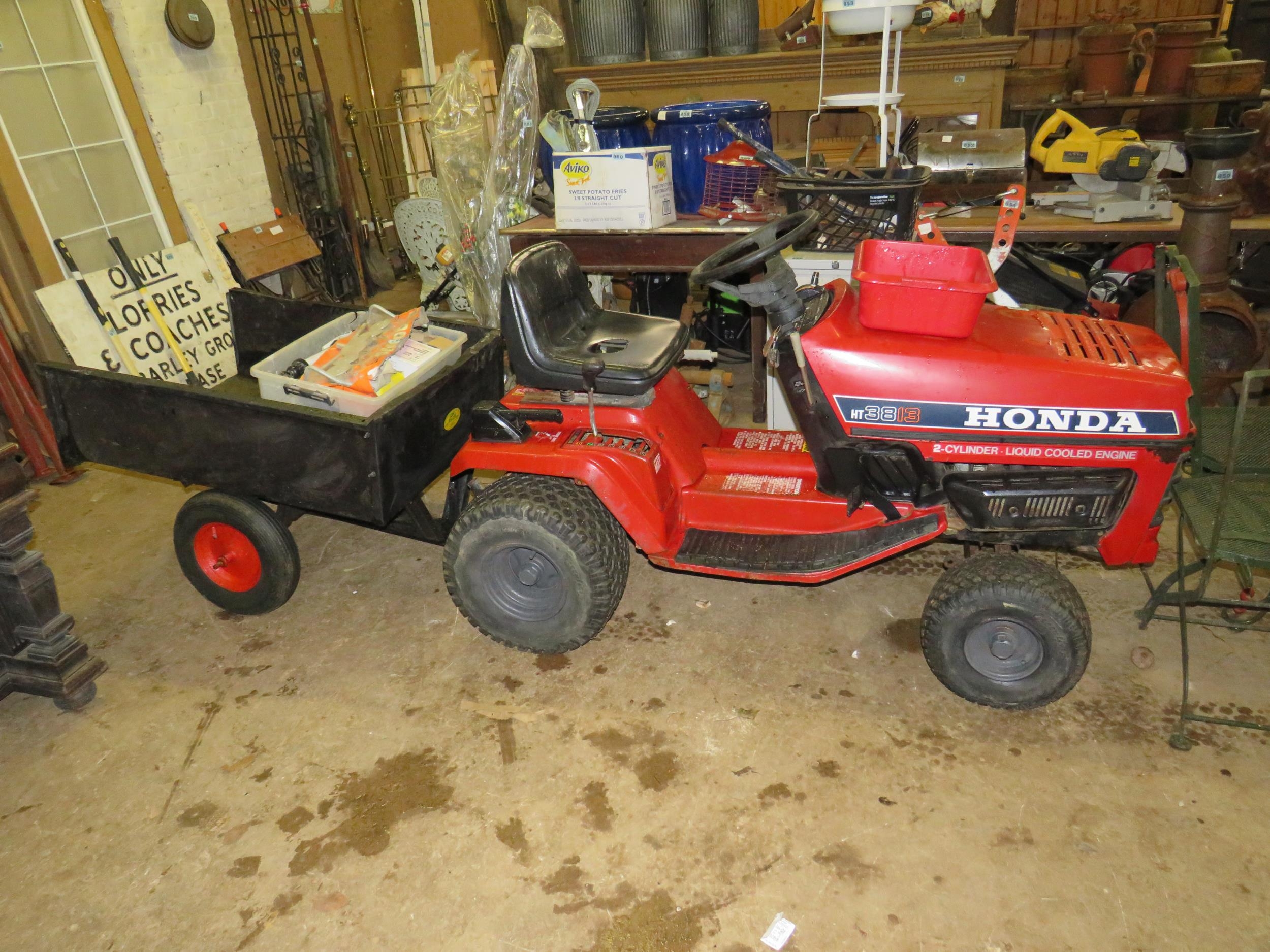 Honda HT3813 tractor & trailer