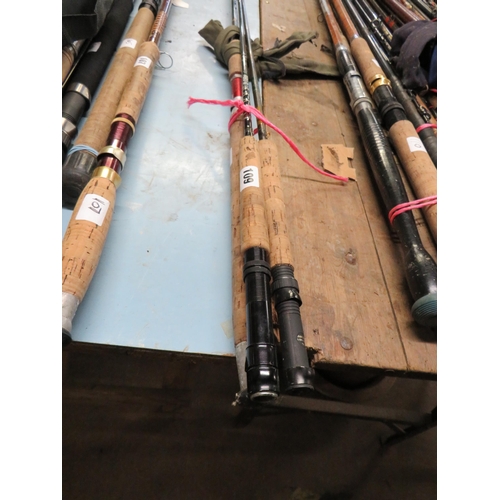 109 - 3 carbon fly rods