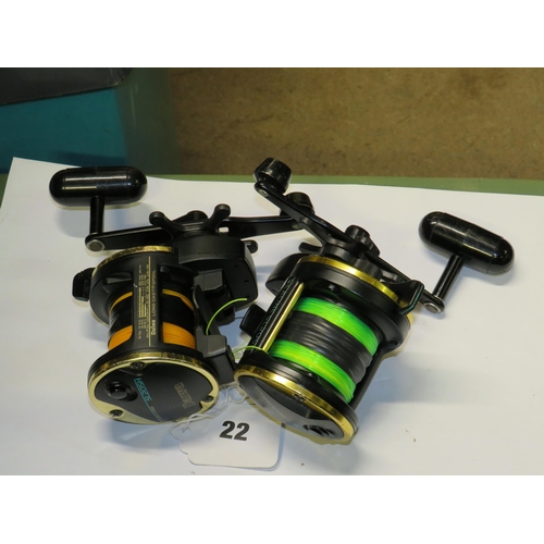 22 - 2 reels as new Diawa sea line SL 20 SH