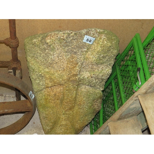 58 - Large granite cross