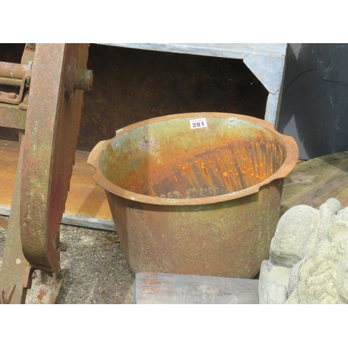 281 - Iron boiler