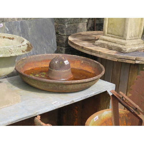 283 - Cast iron pig trough