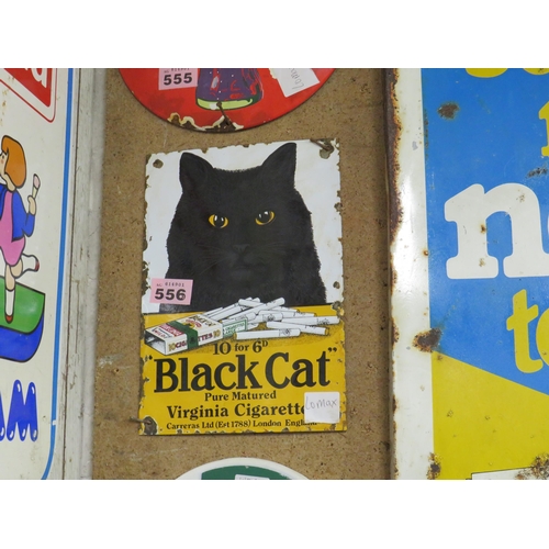 556 - Enamel sign 12