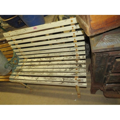 598 - Wooden bench 40