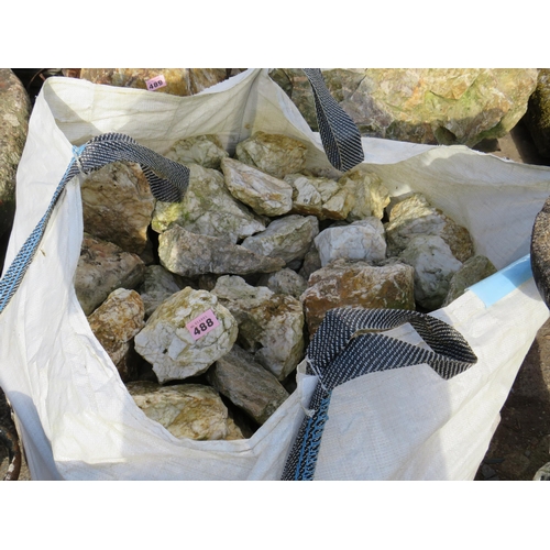 488 - Sack quartz stone