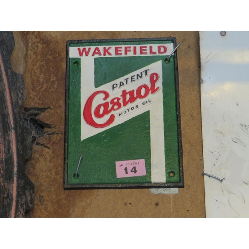 14 - Cast iron sign 11