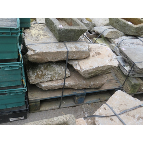 302 - Pallet of ex Plymouth Barbican floor stone