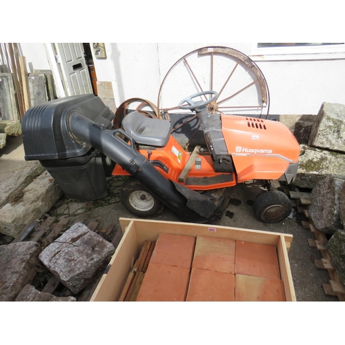 482 - Husqvarna ride on lawn mower