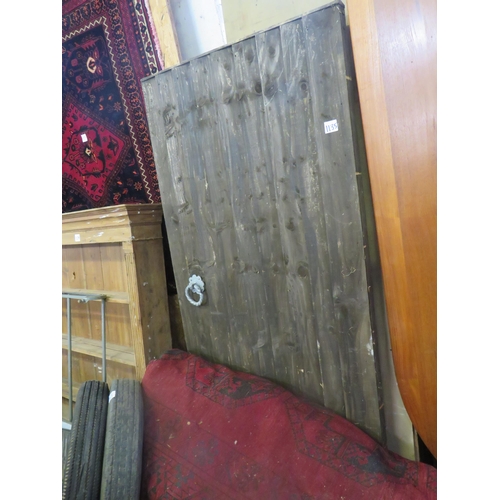 1135 - Pine stained garden door