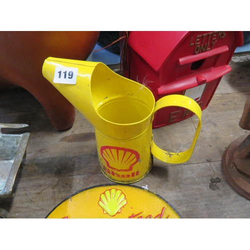 119 - Shell oil can