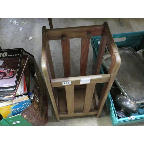 205 - Walking stick & umbrella stand