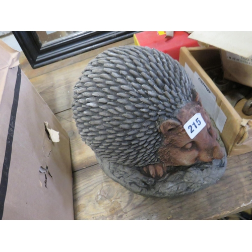 215 - Stoneware hedgehog