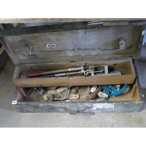 230 - Tool box & tools