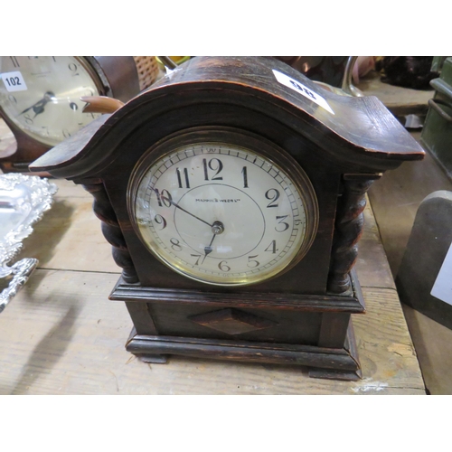 98 - Mappin & Webb mantle clock