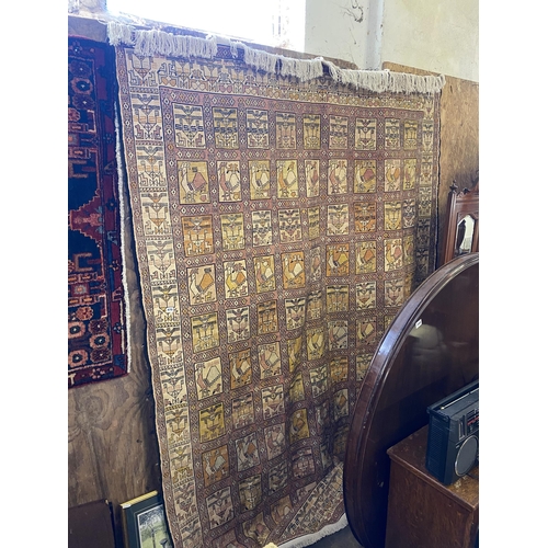 475 - Silk rug 9ft 6