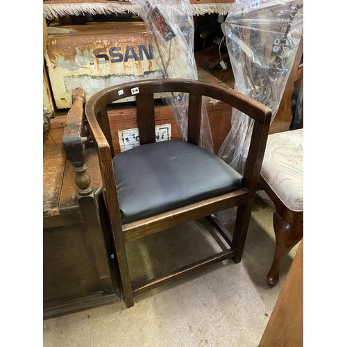 516 - Bow armchair