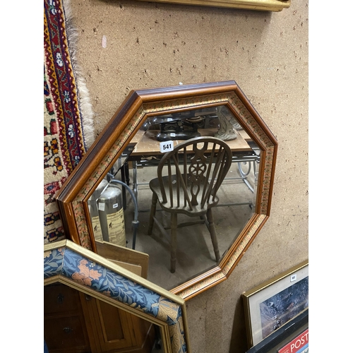 541 - Octagonal wall mirror