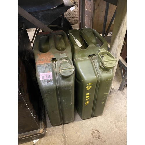 878 - 2 jerry cans