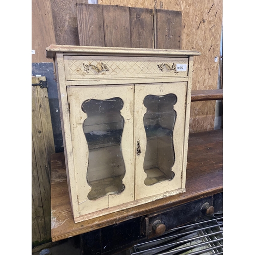 1150 - Pine painted cabinet, 26