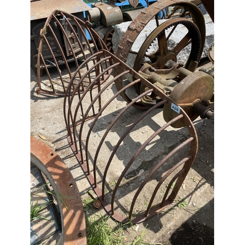 Wrought iron hay rack