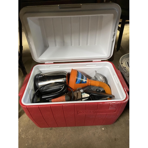 Cool box and contents
