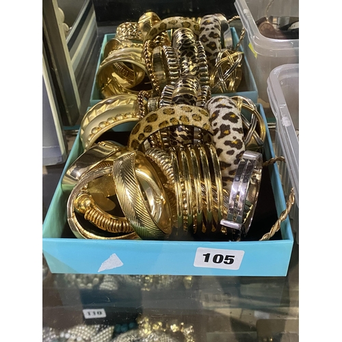 105 - Box of bracelets etc
