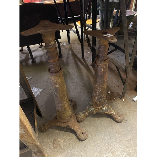 Cast iron adjustable stands