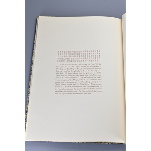 374 - BOOK: A collection of famous pictures of the Sung Dynasty. Formerly preserved by the T'ien Lai Studi... 