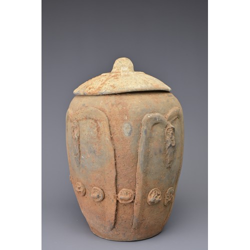 94 - RARE CHINESE SONG / YUAN DYNASTY POTTERY BUDDHIST ZODIAC JAR WITH SANSKRIT INSCRIPTION. Decorated wi... 