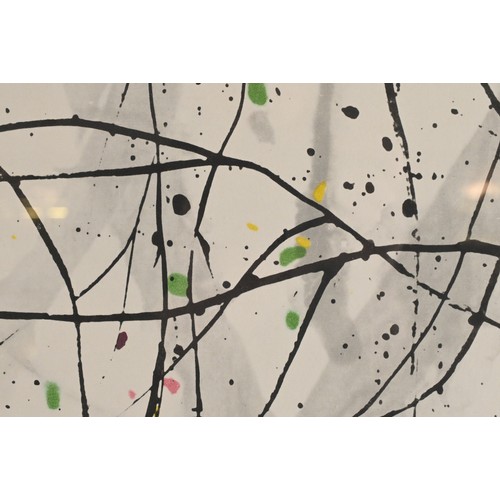 291 - WU GUANZHONG (1919 - 2010), MARRIAGE TIES ON THE WALL II, 1999. A very large framed print of which t... 