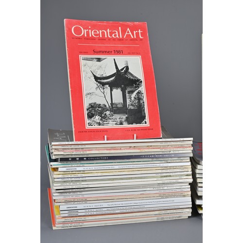 314 - SIXTY EIGHT REFERENCE CATALOGUES ON ASIAN ART, including 'Arts of Asia', 'Oriental Art', 'Orientatio... 